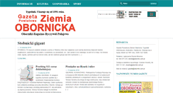 Desktop Screenshot of oborniki.com.pl